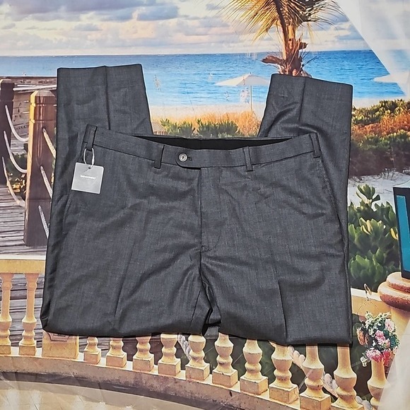 Indochino Gray Trousers Pants Size‎ 34 - Picture 1 of 4